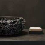 REA - Umyvadlo na desku Mika Gabro Black REA-U0634