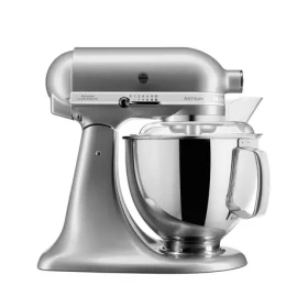 KitchenAid Kuchyňský robot Artisan 5KSM175PSECU stříbrná / 300W / 4,8L / 10 rychlostí (5KSM175PSECU)