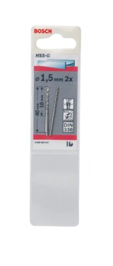 Vrták do kovu Bosch HSS-G 1,5 x 18 x 40 mm 2 ks 2608585907