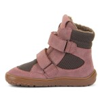 Dívčí zimní barefoot boty TEX WINTER Gray/Pink Froddo G3160247-13 - 24