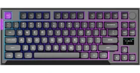 PREYON Silent Claw TKL Red černá / herní bezdrátová klávesnice / mechanická / Gateron Red Pro / USB+2.4GHz+BT / US (PSCTR85B)