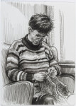 Faber-Castell Pitt Artist Pen Warm Grey sada 4 ks