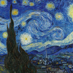 Nástěnný kalendář poznámkový 2027 Notique Vincent van Gogh, 30 x 30 cm