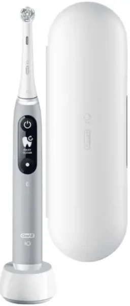 Oral-B iO 6 White UC bílá / Elektrický zubní kartáček / 5 chytrých režimů / Interaktivní displej / umělá inteligence (iO Series 6 White UC)