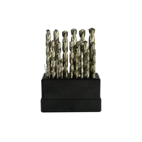 Sada vrtáků do kovu, sada 25ks, 1-13mm, HSS 22197