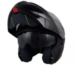 Výklopná helma Xrc Touraner 3.0 black glossy - L / černá