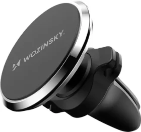 Wozinsky WUMKO černá / Magnetický držák telefonu do auta / do ventilace (5907769308864)