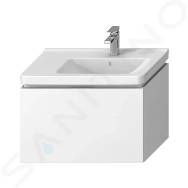 JIKA - Cubito Pure Umyvadlová skříňka 740x480x426 mm, 1 zásuvka, bílá H40J4253015001