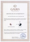 Stříbrný náhrdelník s granáty Dalia - granát, stříbro 925/1000, Červená