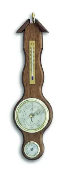 TFA 20.1037.01 - Meteostanice analogová na dřevěné podložce - dub sheraton (TFA20.1037.01)