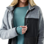 SMARTWOOL Wmns Second Cut Fleece Jacket, Charcoal/Light Gray (vzorek) velikost: M