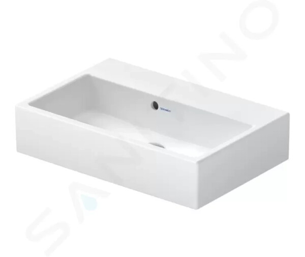 DURAVIT - Vero Air Umyvadlo 600x400 mm, s přepadem, bez otvoru pro baterii, bílá 2368600060