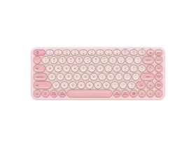 Baseus K01A růžová / Bezdrátová klávesnice / USB 2.4GHz + BT / 2x AAA (B00955503413-00)