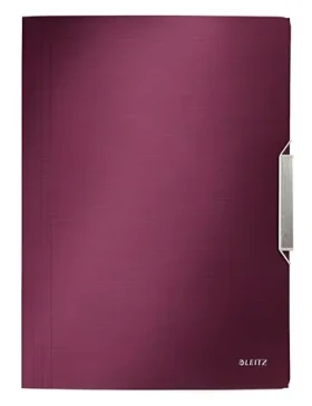 Leitz Style granátově červená / Desky na dokumenty / PP fólie / až 150 listů A4 (39770028)