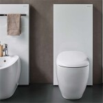 GEBERIT - Monolith Sanitární modul pro stojící WC, 101 cm, spodní přívod vody, bílá 131.002.SI.5