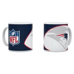 Hrnek New England Patriots NFL Shadow Logo & Shield (330 ml)