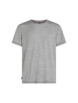 Pánské merino triko krátký rukáv ICEBREAKER Mens Merino 150 Lodge SS Tee, Metro Heather velikost: M