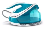 Philips PerfectCare Compact Plus GC7920-20 modrá / Žehlička s parním generát. / 2400W / 1.5L / 6.5 bar / Parní ráz 430g (GC7920/20)