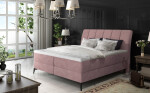 Boxspring Aderito Barva korpusu: Monolith 77, Rozměr: 180 x 200 cm