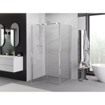 MEXEN/S - Exo sprchový kout dveře křídlové 125 x 85, transparent, chrom 819-125-085-01-00