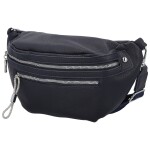 Trendy dámská koženková ledvinka Pentti, tmavě modrá