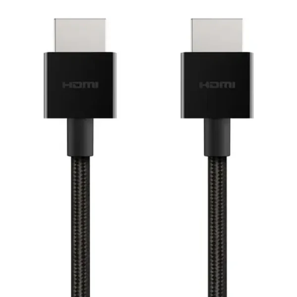 Belkin opletený kabel HDMI 2.1 Ultra HD HighSpeed černá / 2m (AV10176bt2M-BLK)