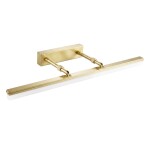 Koupelnové nástěnné LED svítidlo APP1876-1W 60cm BRUSH GOLD OSW-66031