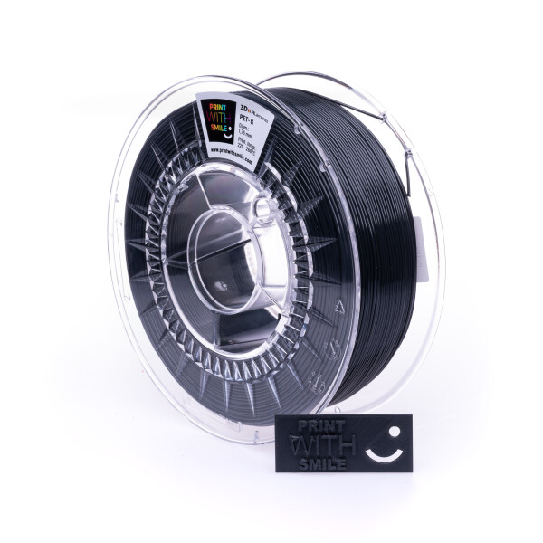 PET-G filament anthracite 1,75 mm Print With Smile 1 kg