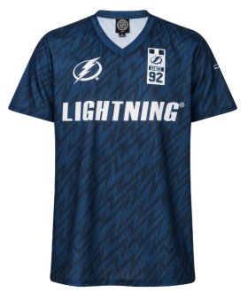 FOCO Pánské Tričko Tampa Bay Lightning Soccer Style Jersey Velikost: