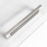 REA - Sprchový kout City 90x90 Nickel Brush Bez sprchové vaničky REA-K6496