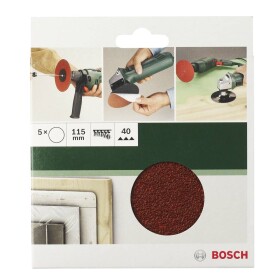 Bosch Accessories 2609256B47 brusný papír pro brusné kotouče bez otvorů Zrnitost 60, 120, 180 (Ø) 125 mm 1 sada