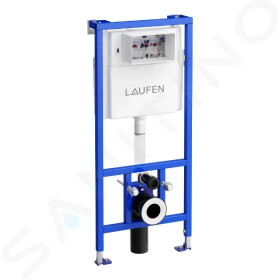 Laufen - LIS Předstěnová instalace pro závěsné WC, horní a zadní přívod vody, 112 cm, H8946650000001