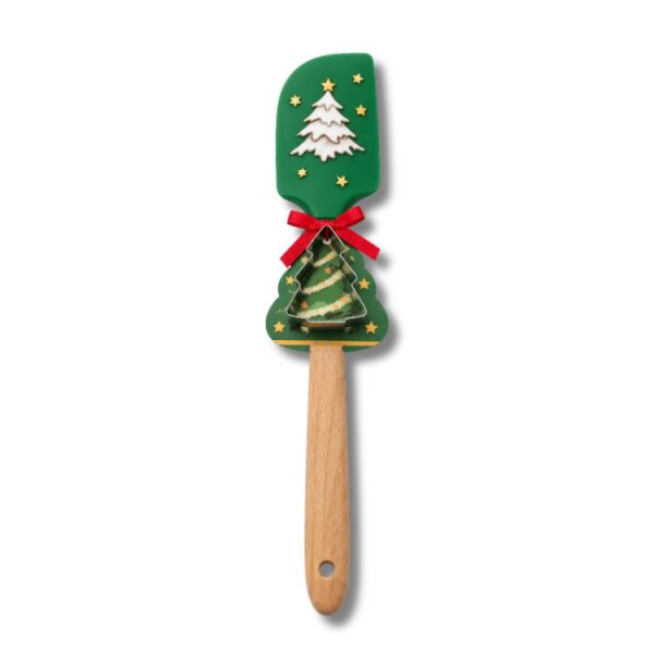 Dortisimo Sada stěrky a vykrajovátka s vánočním motivem zelená
