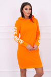 Off White šaty neon orange UNI