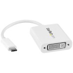 StarTech adaptér USB-C na DVI bílá / 1920x1200 / Thunderbolt 3 (CDP2DVIW)