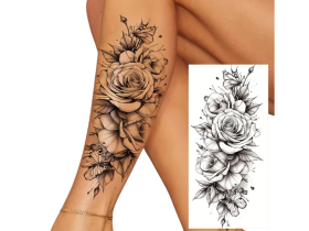 Dovoz Tetování růže Barva: 1