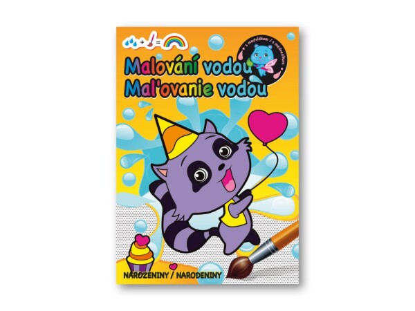 Malování vodou Narozeniny