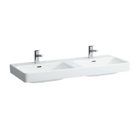 Laufen - Pro S Dvojumyvadlo, 120x47 cm, 2 otvory pro baterie, bílá H8149660001041