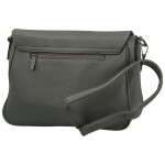 Trendy dámská koženková crossbody kabelka Rosica, šedá