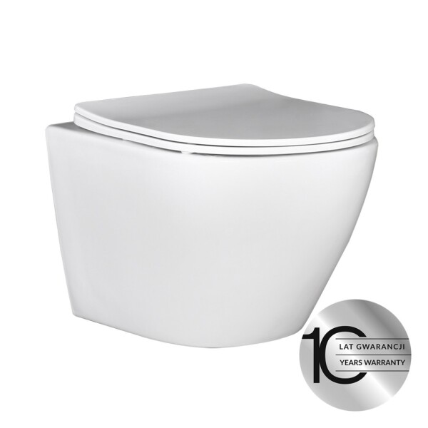 Laveo - Desna - WC mísa bez okraje včetně sedátka VMD_600S