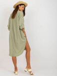 Dámské košilové šaty TW SK BE 199D.85P pistácie - FPrice L/XL