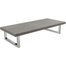 CERANO - Deska pod umyvadlo Navira Pro + 2 konzole pod desku - betonově šedá - 60x46x3,6 CER-606054