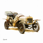 Nástěnný poznámkový kalendář 2026 NOTIQUE - Classic Cars – Václav Zapadlík, 30 x 30 cm