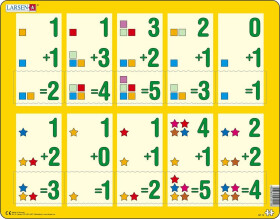 Puzzle MAXI - Malé sčítání 1-5 /10 dílků - Lego Smartlife