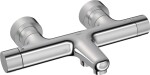 HANSA - Prisma Termostatická vanová baterie, broušená ocel 5810230180