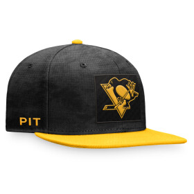 Fanatics Pánská kšiltovka Pittsburgh Penguins Authentic Pro Game & Train Snapback Black-Yellow Gold