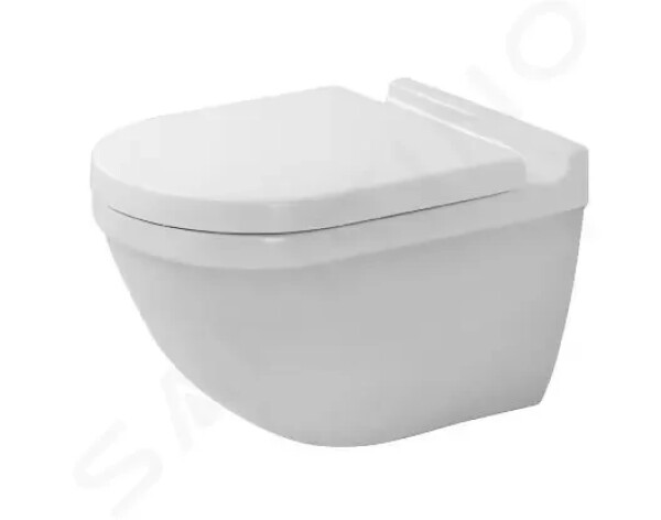 DURAVIT - Starck 3 Závěsné WC se sedátkem SoftClose, bílá 42250900A1