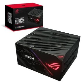 ASUS ROG-THOR-850P 850W / ATX / 80 PLUS PLATINUM / Aktivní PFC / Modulární kabeláž / Ventilátor 135 mm (90YE0090-B001N0)