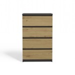 Komoda 4S M4 Malwa antracit/artisan