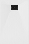 MEXEN/S - Hugo sprchová vanička SMC 130x70, bílá, krytka černá 42107013-B